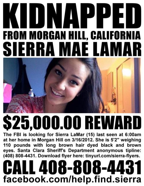 eridanampwhorea:  glitter-whore:  ohthatsteffanyy:  today a red jetta was confirmed to be believed the car that “took” sierra lamar… REBLOG  seriously makes my heart hurt ‘cause this is so close to where i live :c  signal boost 
