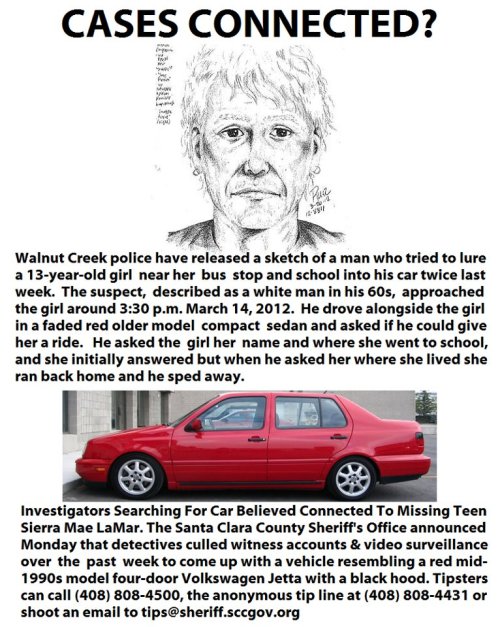 eridanampwhorea:  glitter-whore:  ohthatsteffanyy:  today a red jetta was confirmed to be believed the car that “took” sierra lamar… REBLOG  seriously makes my heart hurt ‘cause this is so close to where i live :c  signal boost 