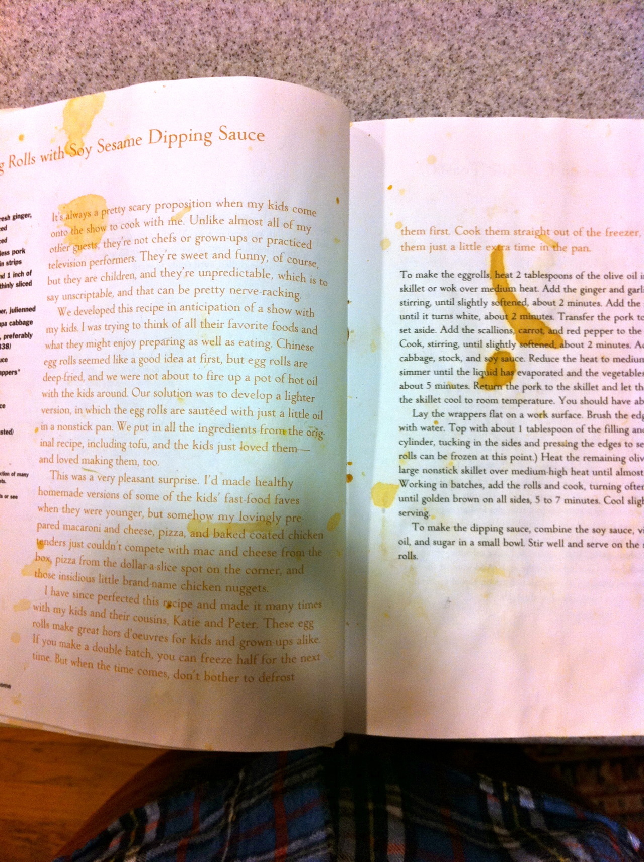 The way that all cookbook pages should look. Or rather, the sign of a great recipe.