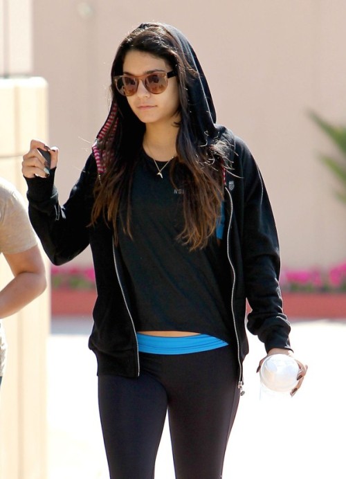 VANESSA HUDGENS in Tight Spandex Goes to the Gym in Studio City – 15 pics