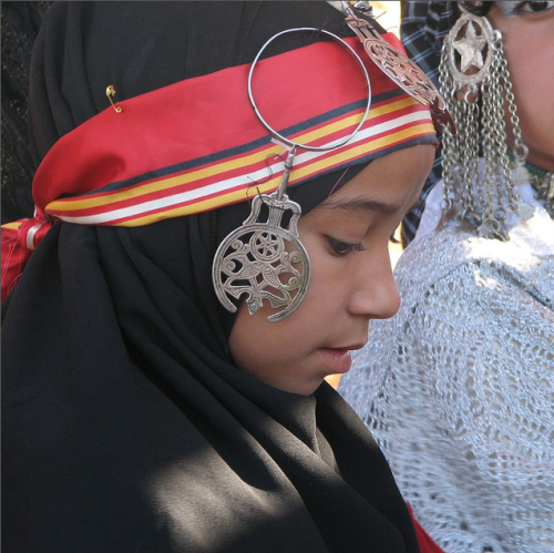 awjila:Berber girl, Libya