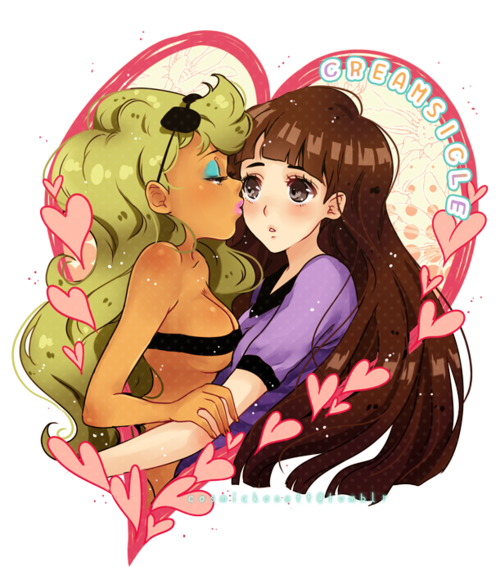 xekstrin:  ifeelyoujohanna:  paellamagica:   Just gonna…dump pictures of my new OTP here..     -rips open shirt to reveal CREAMSICLE tattoo- 
