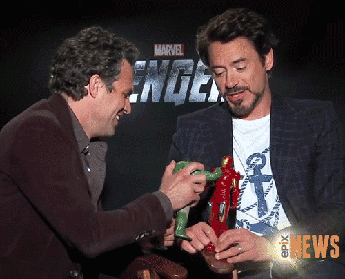 soltian:  It’s pretty obvious that Mark and Robert really clicked while on set together, their dynamic shone like a beacon in the Avengers and they love chatting about doing Hulk/Iron Man combo movies. And I would watch the hell out of all of those.