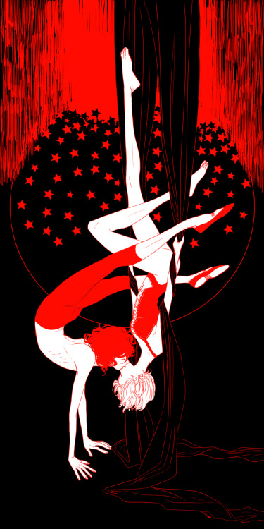 onorobo:  dreampod:  I wanted to draw some romantic acrobatics.  