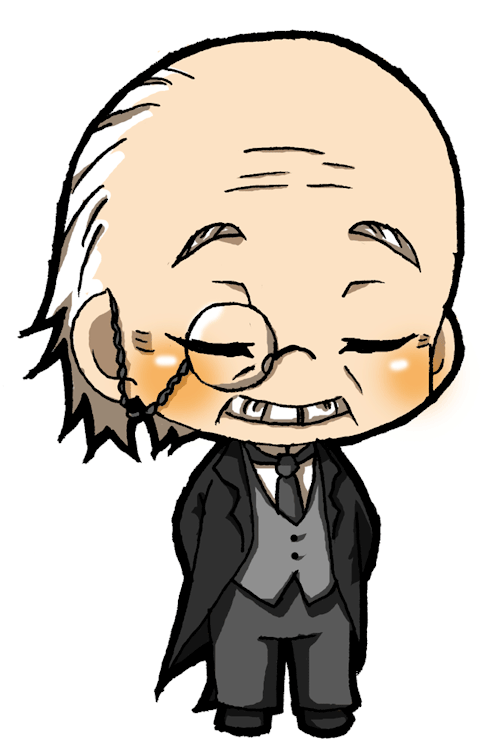 tiptaptap:  Chibi Phantomhive manor :3 Art by 佑 