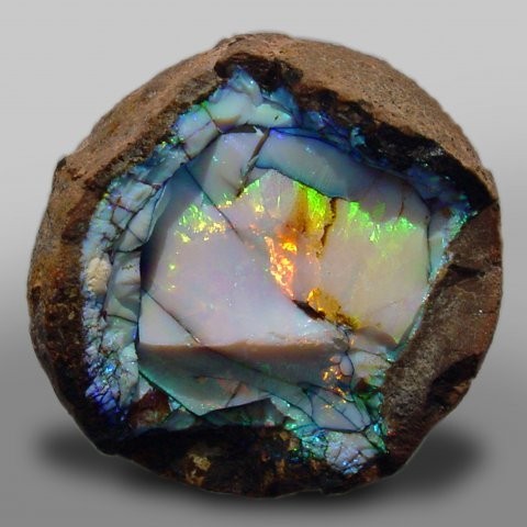 bighairybruisedhill: white opal in nodule from ethiopia