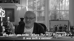 gifmovie:  Maurice Sendak, widely considered the most important children’s book artist of the 20th century, author of Splendid Nightmares, Where the Wild Things Are, In the Night Kitchen, died at 83. RIP Maurice. 
