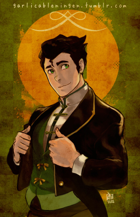 cureelliott: [Image: A full color image of Bolin wearing his formal clothes.] garlicableningen: Boli