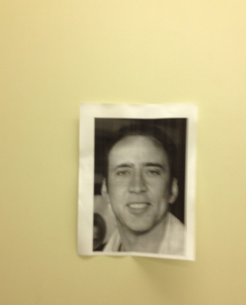 jakeralphio:  there’s a teacher at my school who has a copy of the Declaration of Independence taped to his door. Seeing as it was my last day, I decided to steal it and replace it with a photo of Nick. 