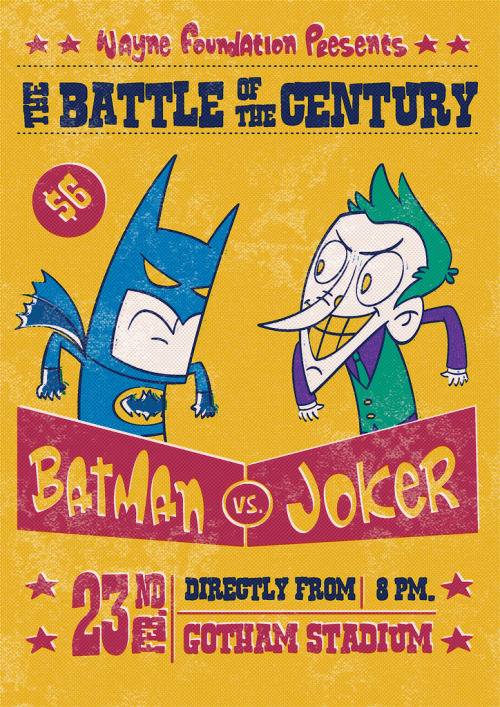 herochan:  Fight Night Illustrations by Ariel Fajtlowicz 