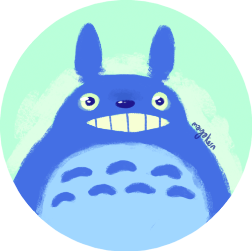 isthatwhatyoumint: oh also this totoro button again, to be sold later once i get my button maker hah