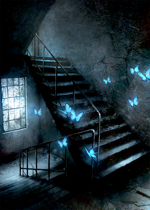 kooh:  »「BlueButterfly」by 瓶賀 @ pixiv 