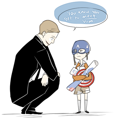 dettsu:  solo-dono:  stefanyd:  gabzilla-z:  fwips:  Agent Coulson meeting his younger
