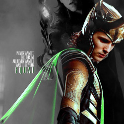 kotalloh:  Brought to you by popular demand:Merlin as Loki from The AvengersContinuation from these graphics. 