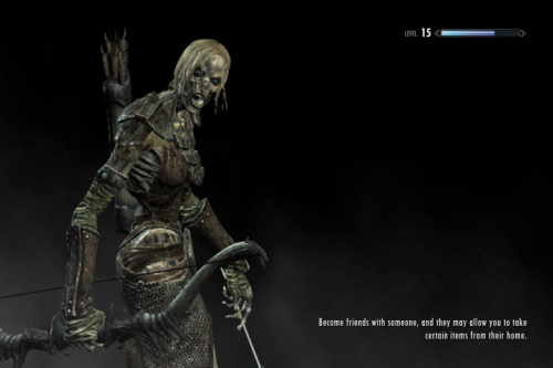 askaelathehuntress: ((The first thing I thought of was “zombie Aela.” No regrets.)) 