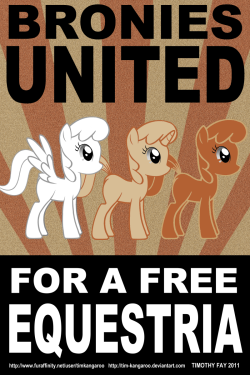 dr-fancy-and-dr-z:  moonlightbrony:  Bronies forever. Bronies unite together.  We shall take down Molestia, for the sake of Season 3 &gt;:D. Join us, my followers, for Justice!