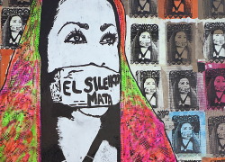 fuckyeahmexico:  El Silencio Mata - Silence Kills   Oaxaca, Mexico   