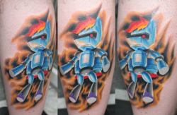 I was shown this. Apparently my Robodash art is someone&rsquo;s tattoo&hellip;.