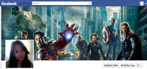 akane15: nightmareloki: cpaek: I changed my facebook timeline cover to the avengers picture.. and I 