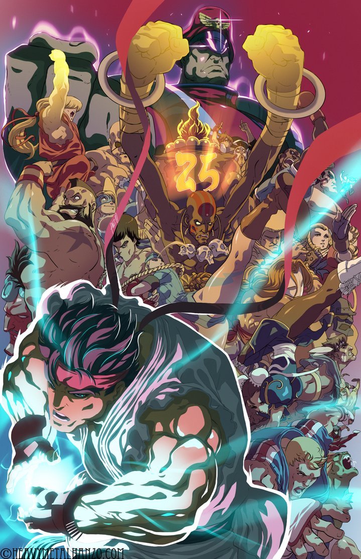 xombiedirge:
“ Street Fighter 25th Anniversary Tribute by Hanzo Steinbach / Website
”