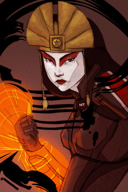 helltothenaw:  iheartapostates:  Nothing could contain my excited flailing when Avatar Kyoshi opened her mouth and Commander Shepard started talking. Like she wasn’t badass enough already. :D  Renegade? Kyoshi would be a total Paragade. She saves people.