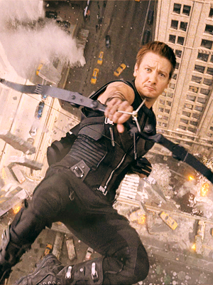 agradezco al universo que le cambiaron el traje a Hawkeye e_e