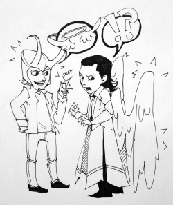 Spn!Loki Makes Avengers!Loki An Archangel For Shits And Giggles. What Could Possibly