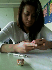 shes thought I was taking a picture of her (Taken with GifBoom)