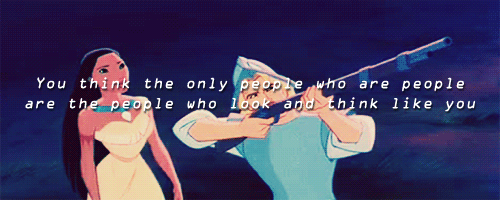 “You think the only people who are people are people who look and think like you,
