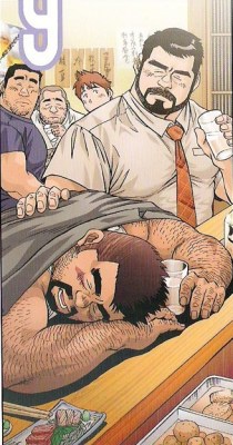 furyoffirestorm:  gruesomebeast:Bara Pics by Go Fujimotohere’s a new pic from this bara artist Go Fujimoto’s bara art is fucking amazing. 