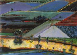 peira:Wayne Thiebaud:  Farm Channel (1996)