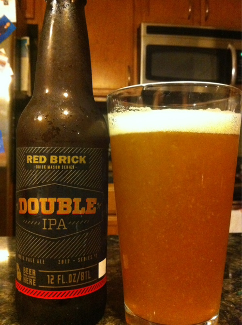 Red Brick Double IPA - 9% abv #craftbeer
Holy unfiltered activity! Not sure if you can but there’s a lot floating around in there. Nice bright orange and foamy head. Smells of grapefruit. Strong grapefruit.
Strong citrus up front and piney on the...