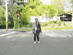 Linda dancing in the street (Taken with GifBoom) porn pictures