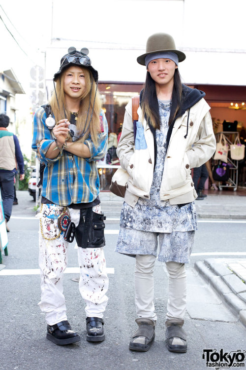 Harajuku teens wearing items from Hiro, Cosmic Wonder &amp; George Cox.