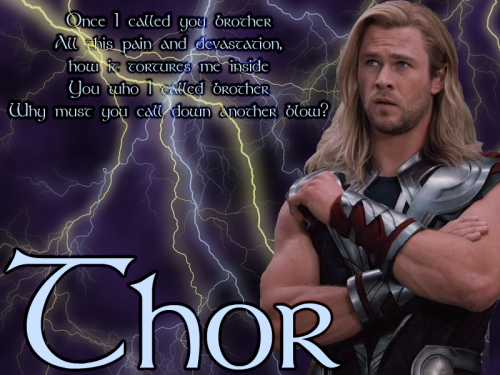 Annd here’s thor… :)