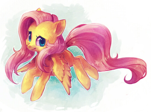zilleniose:wanted to draw a tiny pony and fluttershy is boss so