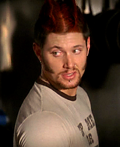  carryonmyrenegade: Priestly caps, part 1 Can we just take a minute to appreciate the single layers Priestly wore for the majority of scenes? I love Dean and his layers but… those thin and form fitting shirts. Ugh. 
