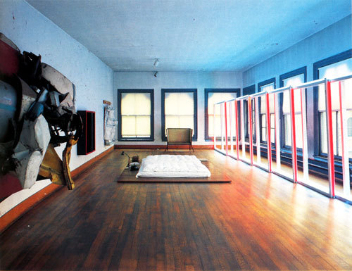 Donald Judd’s bedroom, via sofiefr.