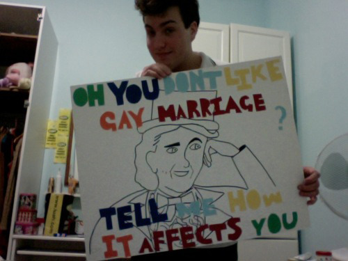 stolenfromthenet:  my sign for the protest on saturday  ~derp face~…~but im not
