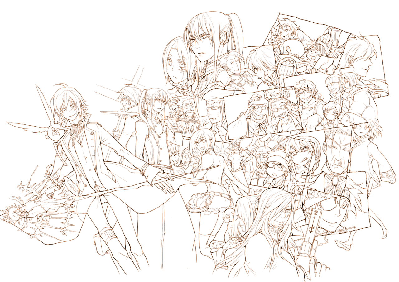  ＣＨＲＯＮＩＣＬＥ線画       