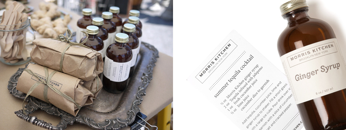 Foodie Wednesdays: We Heart Morris Kitchen Ginger Syrup!
Homemade in small batches, Morris Kitchen is a brother/sister catering company based in Brooklyn. We spotted their debut product, Ginger Syrup, at the Brooklyn Flea. Branded with a beautiful...