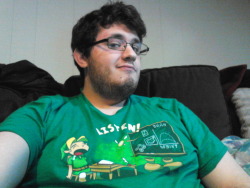It&rsquo;s not the best photo, but it is one! I figure there should at least be one that the link on my page will take you too. For any new followers: I do wear glasses, and I do really like to wear the color green. My Zelda love should be somewhat more