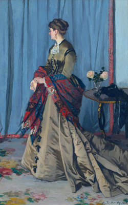 toomuchart:  Claude Monet, Portrait of Madame