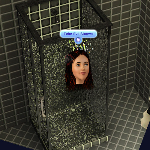 thenegaverse:  The only kind of shower I ever take.  I LOVE SIMS SO MUCH
