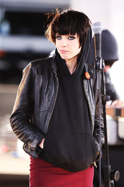 Alice of Crystal Castles. She’s so beautiful in an extraordinary way and an excellent musician!