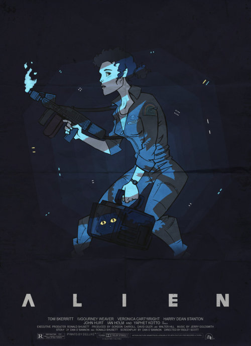 aliensandpredators:ALIEN POSTER by ArkadeBurt on deviantART