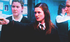 dunhamkids:  neverending list of awesomesauce female characters☛ ginny weasley  “Excuse me, but I care what happens to Sirius as much as you do!” said Ginny, her jaw set so that her resemblance to Fred and George was suddenly striking.“You’re