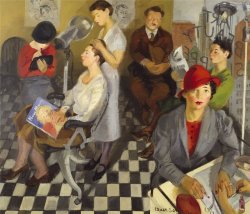 poboh:  Art Beauty Shoppe, 1934, Isaac Soyer.