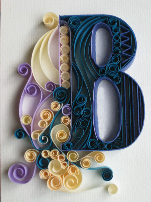 goodtypography: Paper + Typography by  Sabeena Karnik I want to learn how to do this.