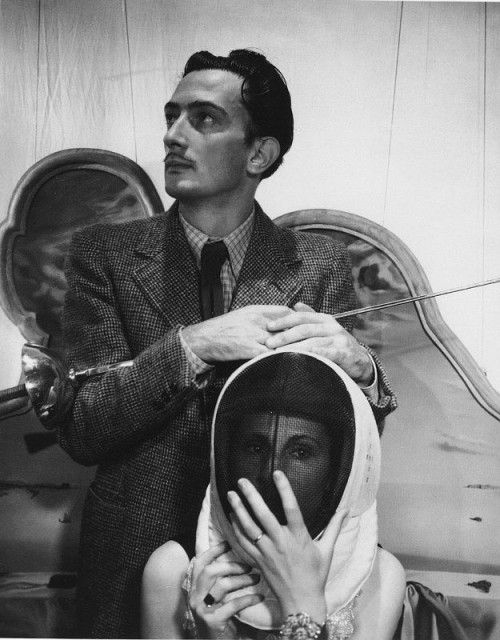 gasstation:  Salvador & Gala Dali photographed by Cecil Beaton 